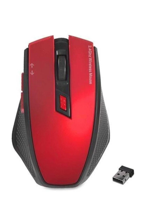EVEREST SMW-777 KIRMIZI 2.4GHZ KABLOSUZ MOUSE ürün görseli 1