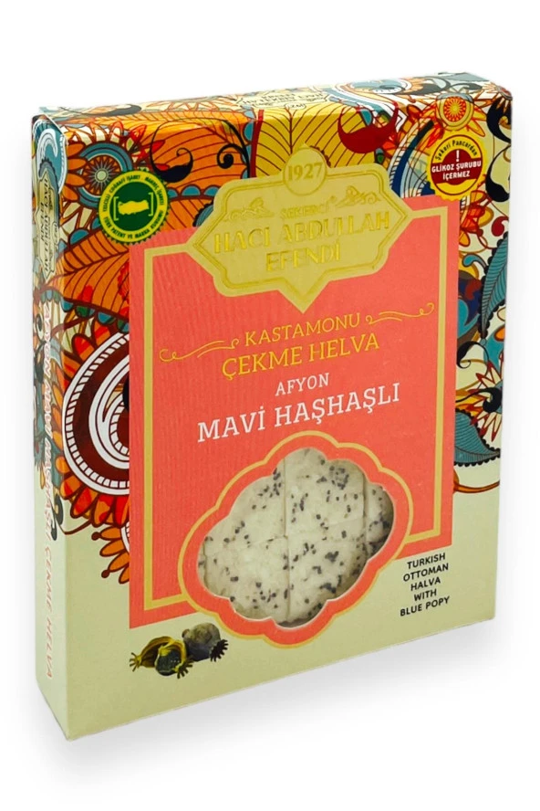 Kastamonu Çekme Helva Afyon Mavi Haşhaşlı 100g ürün görseli 1