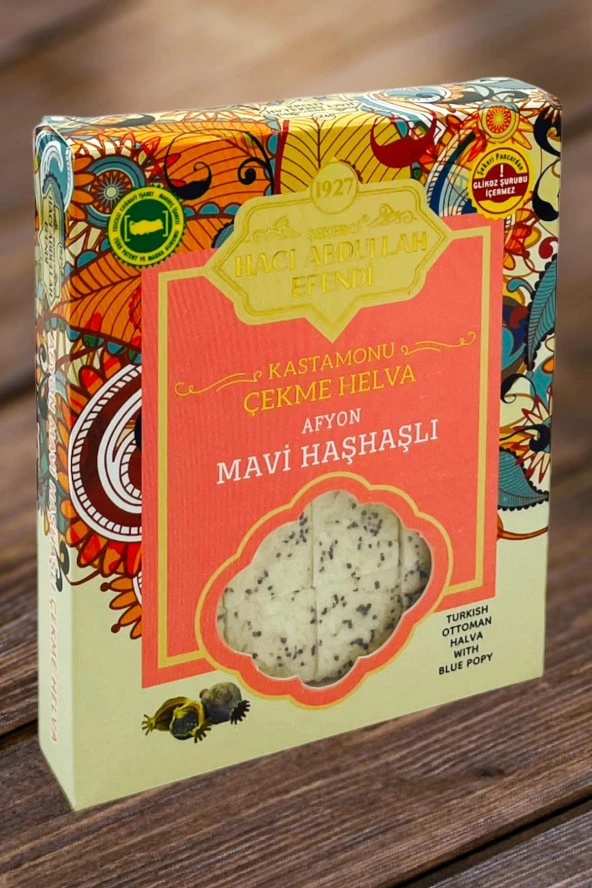 Kastamonu Çekme Helva Afyon Mavi Haşhaşlı 100g - Resim 3