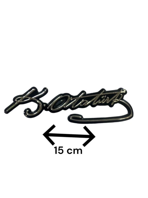 Cemax Atatürk İmza 15 cm ürün görseli 1