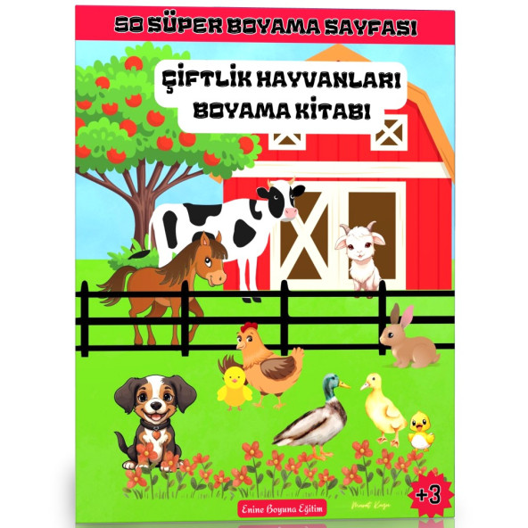 Çiftlik Hayvanları Boyama Kitabı (50 Süper Boyama) ürün görseli 1