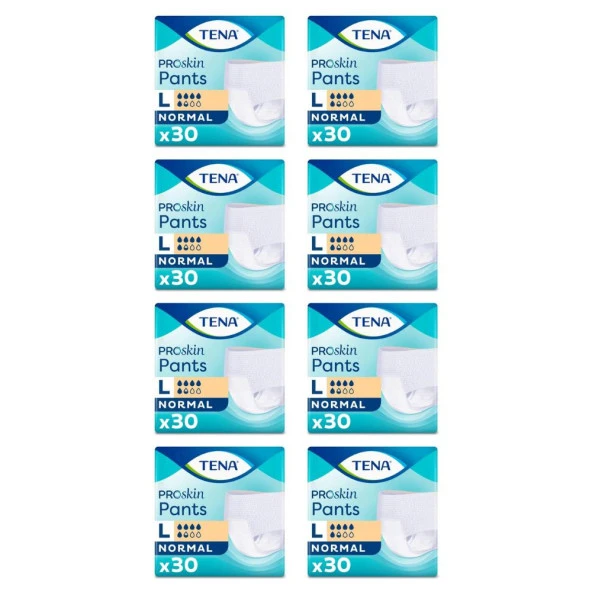 Tena Emici Külot 5.5 Damla Büyük Boy Large 30'lu 8 Paket Hasta Bezi 240 Adet ürün görseli 1