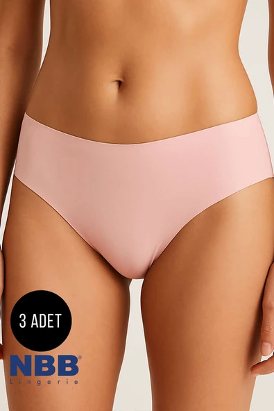 Siyah Vizon Ten 3lü Lazer İz Yapmaz Kesim Basic Külot ürün görseli 1