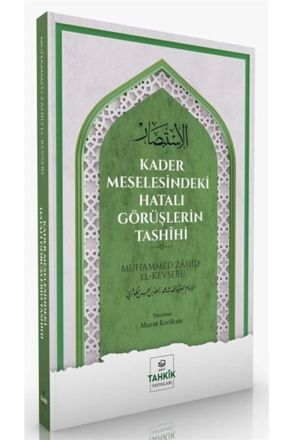 Kader Meselesindeki Hatalı Görüşlerin Tashîhi ürün görseli 1