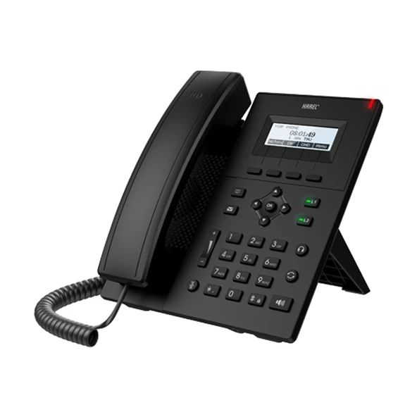 Karel IP212P PoE IP Masaüstü Telefon – 2 SIP Hat, HD Ses, 128×48 LCD Ekran, VoIP IP Telefon (Analog Hatta Çalışmaz) ürün görseli 1