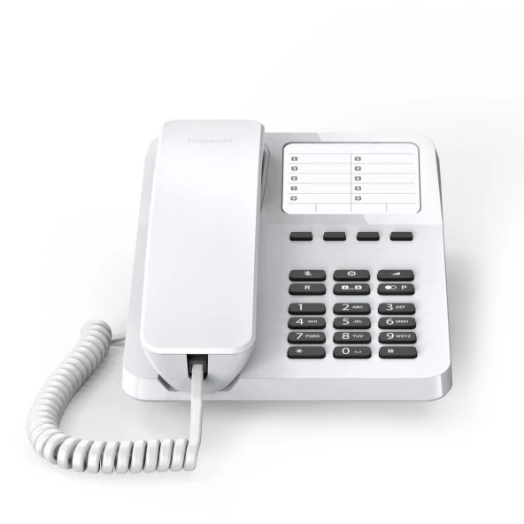 Gigaset DESK 400 Kablolu Telefon Beyaz ürün görseli 1
