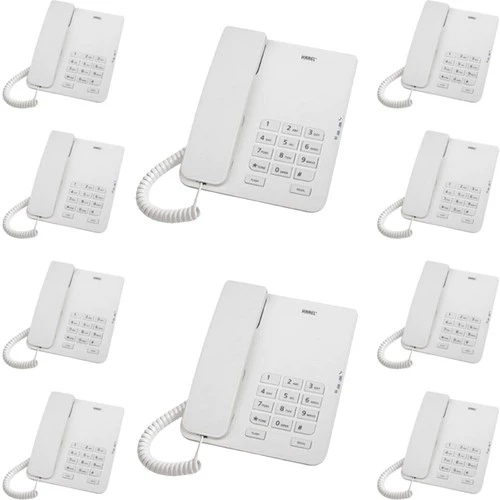 Karel TM140 Masaüstü  Telefon Seti 10 Lu Beyaz ürün görseli 1