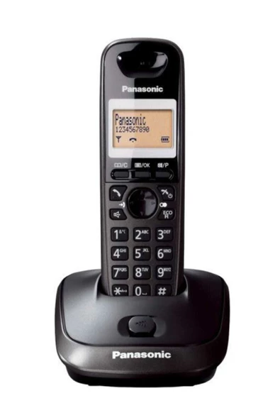 Panasonic KX-TG2511 Siyah Telsiz Telefon ürün görseli 1