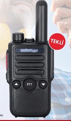 Aselsan A446C1 10 Km Lisanssız PMR446 El Telsizi – 16 Kanal Tekli Paket ürün görseli 1