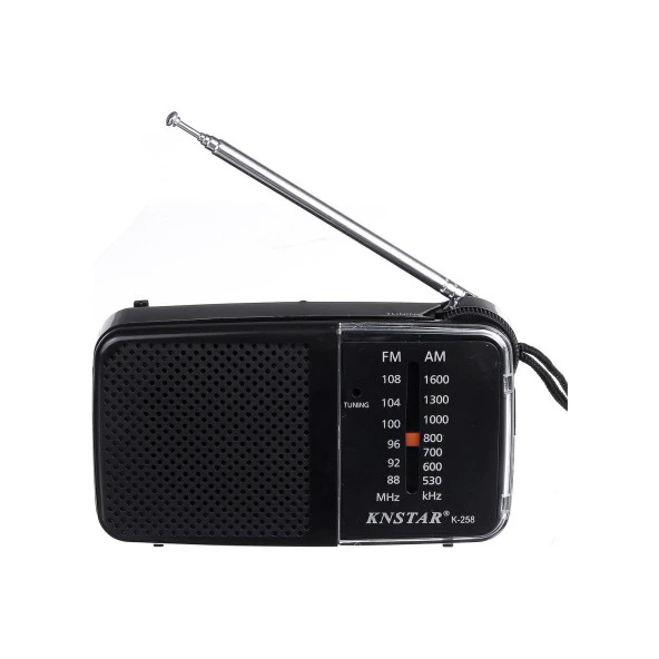 Knstar K-258 Pilli Cep Radyosu ürün görseli 1