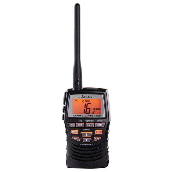 Aselsan Cobra MR HH150 FLT EU Batmaz Deniz Telsizi – VHF Su Geçirmez El Telsizi, 3 Watt, IPX7 Deniz Tipi ürün görseli 1