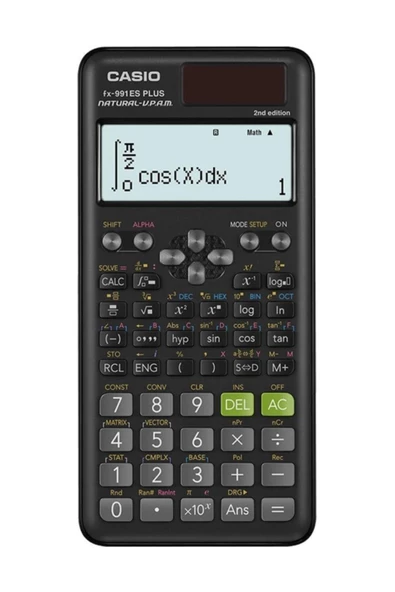 Casio Fx-991ES Plus 2. Versiyon Siyah 417 Fonksiyonlu Bilimsel Hesap Makinesi ürün görseli 1