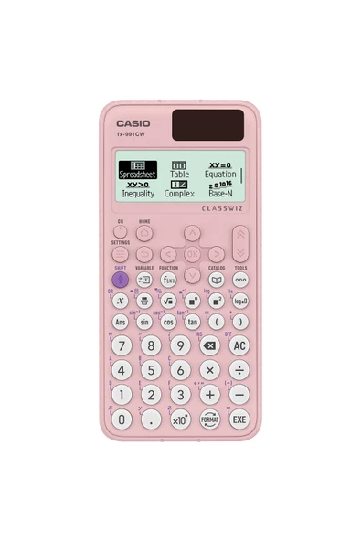 Casio FX-991CW-PK Pembe ClassWiz 552 Fonksiyonlu Bilimsel Hesap Makinesi – Türev İntegral Matris Denklem Çözme ürün görseli 1