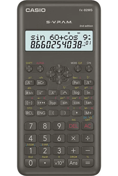 Casio Fx-82ms 2. Versiyon Bilimsel Fonksiyonlu Hesap Makinesi ürün görseli 1