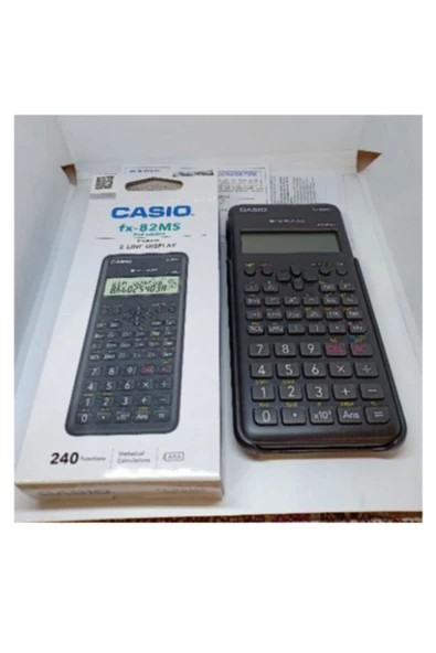 Casio FX-82MS 2. Versiyon 240 Fonksiyonlu Bilimsel Hesap Makinesi ürün görseli 1