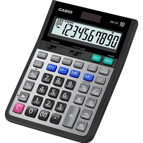 Casio DS-1JT Masaüstü 10 Hane Hesap Makinesi ürün görseli 1