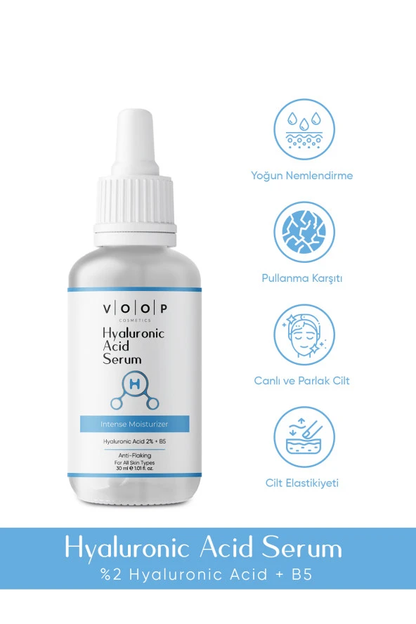 Hyaluronik Asit Serum - 30 ml Derinlemesine Yoğun Nemlendirici Yüz Bakımı2 Hyaluronic Acid B5 ürün görseli 1