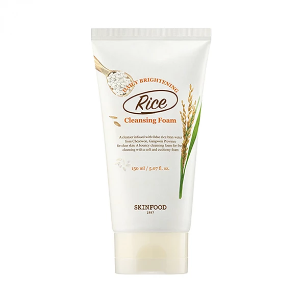 Skinfood Rice Daily Brightening Cleansing Foam ürün görseli 1
