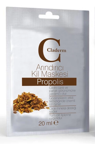 Claderm Kil Maskesi 20 ml Sachet – Propolis ürün görseli 1