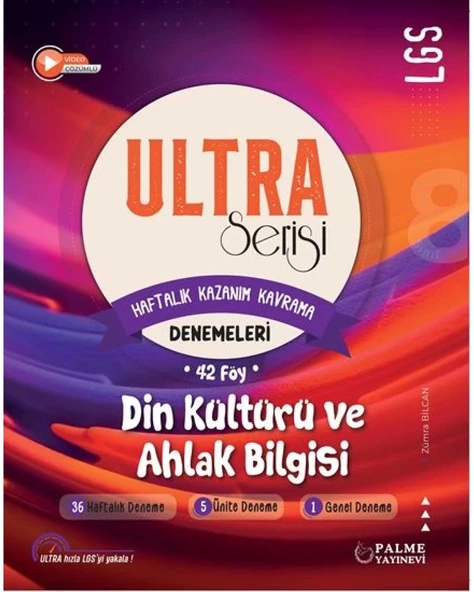 ULTRA Serisi LGS Din Kültürü ve Ahlak Bilgisi Denemeleri 42 Föy ürün görseli 1