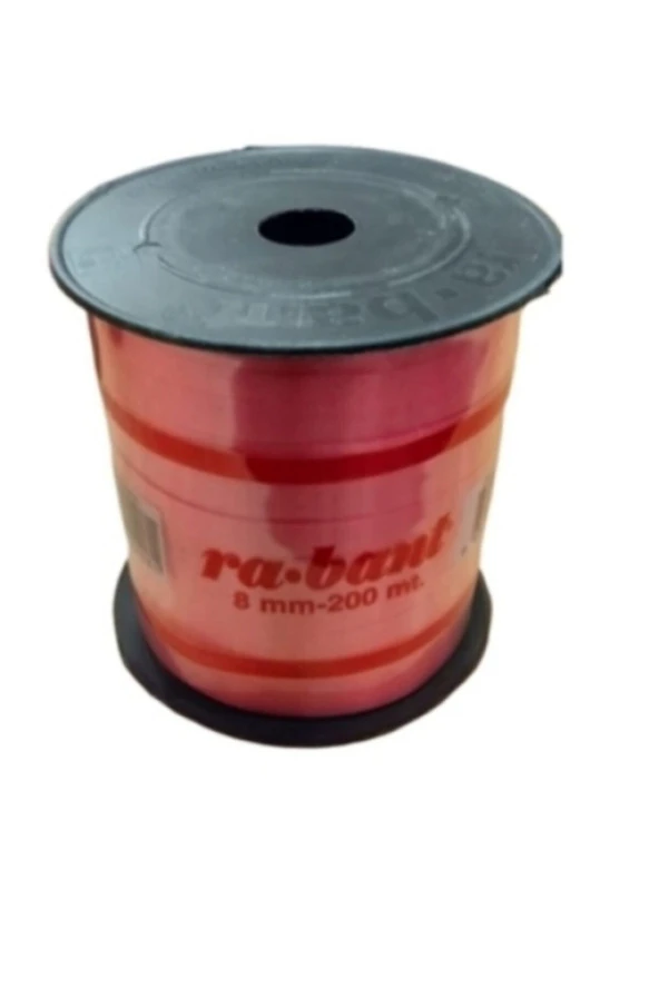 Ra-bant Rafya Kırmızı 8mm 200 mt ürün görseli 1