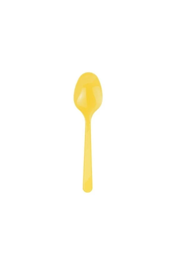 Plastik Sarı Kaşık ürün görseli 1