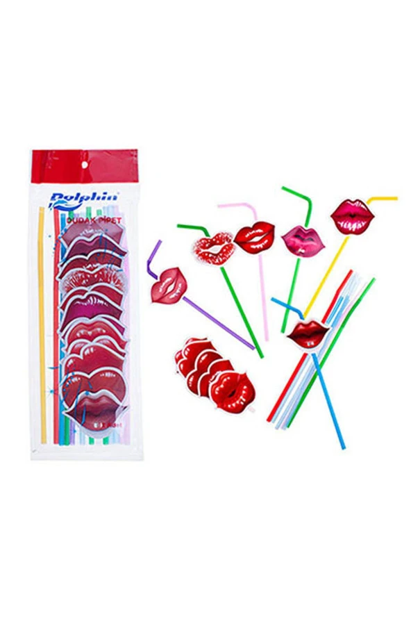 Dudak Pipet 27cm 12li ürün görseli 1