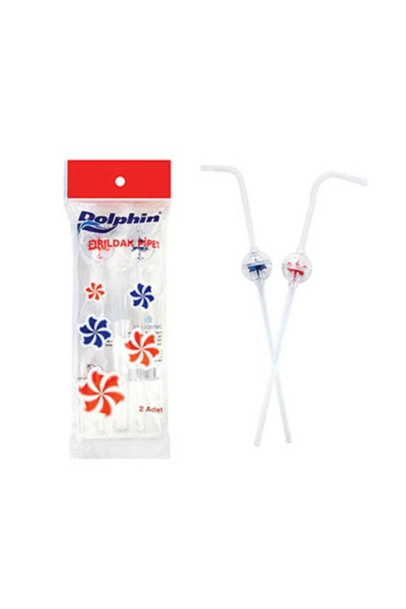 Fırıldak Pipet 33cm 2li ürün görseli 1
