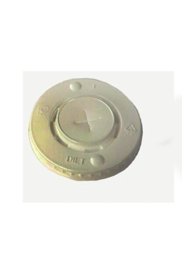 Bardak Kapağı 8-12 Oz Çizikli Pet Beyaz 1,30 gr 80 Mm 100 Adet ürün görseli 1