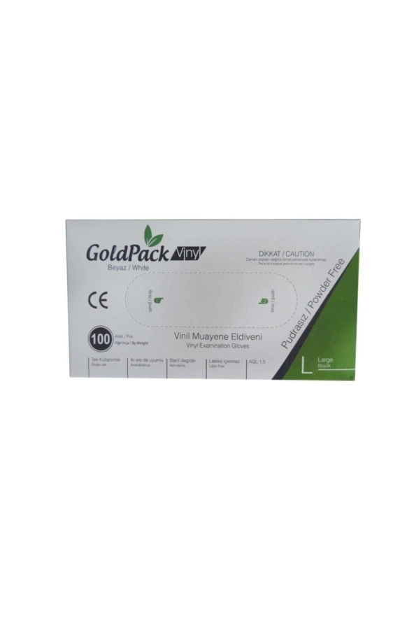 Vinily Pudrasız Eldiven Large Beden 100 Lü 1 Pkt - Resim 2