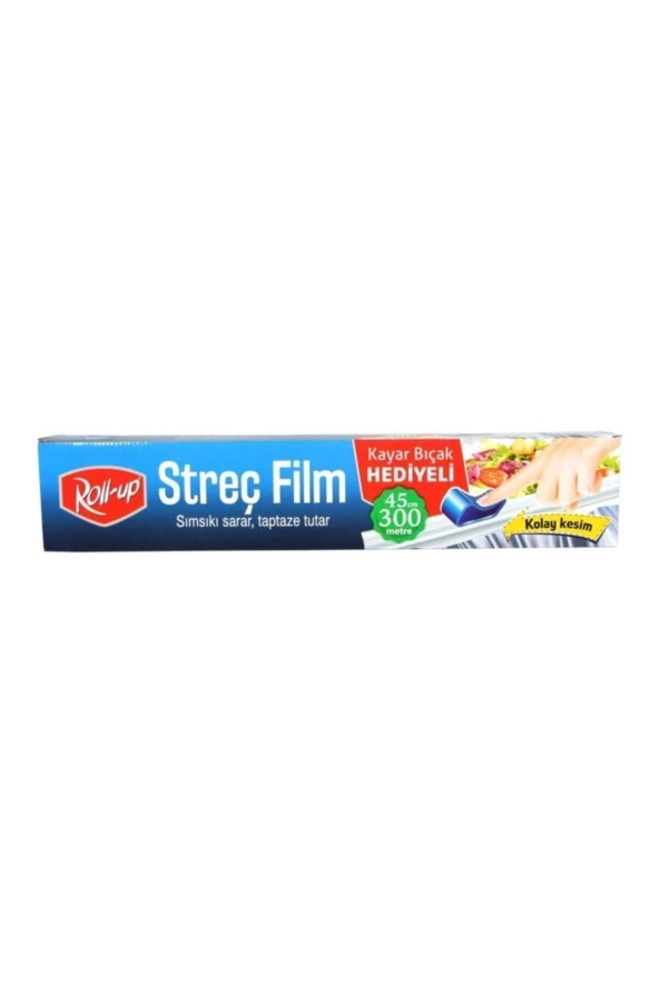 Kayar Bıçak Hediyeli Streç Film 45cm X 300mt 1 Adet ürün görseli 1
