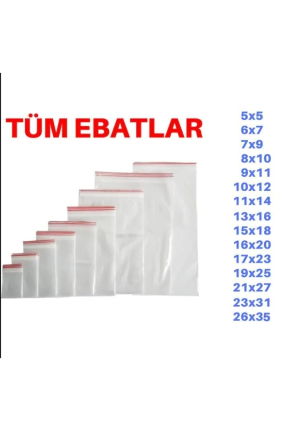 Kilitli Naylon Torba 11x14 100lü - Resim 3