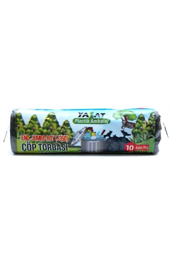 Çöp Torbası Jumbo Boy J350 10 Adet 20 Paket ürün görseli 1