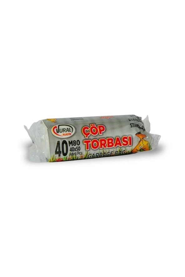 Vural Mini Çöp Torbası 40*50 Şeffaf 40 Adet (1 Paket) ürün görseli 1