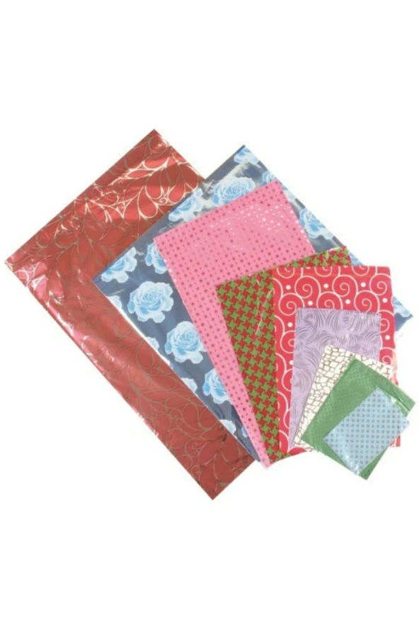 Bantlı Metalize Hediye Poşeti 20x35 cm 100lü ürün görseli 1