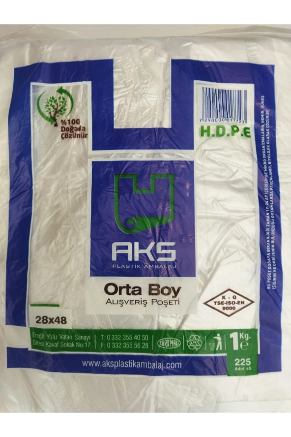 Hışır Poşet Orta Boy 1 kg ürün görseli 1