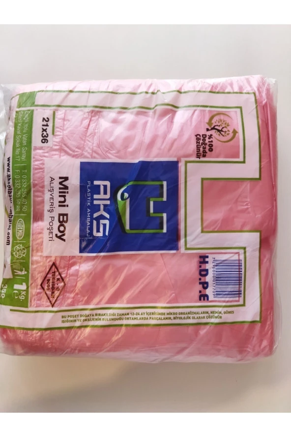 Mini Hışır Poşet 1 kg Renkli Hışır Poşet 350 Adet ürün görseli 1