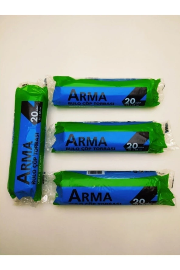 Arma Orta Boy Çöp Poşeti 4 Rulo ürün görseli 1