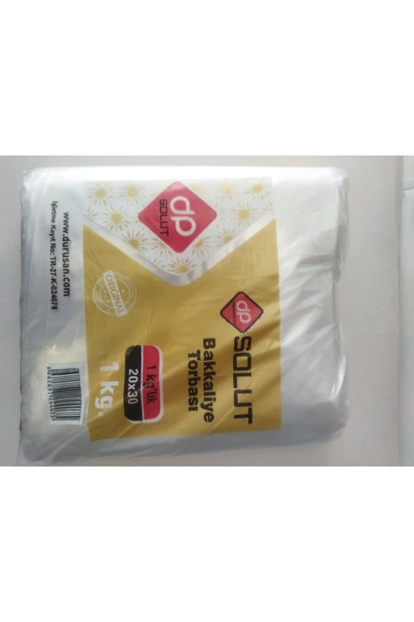 Solut Bakkaliye Torbası 1 Kg Lık 20+30 ürün görseli 1