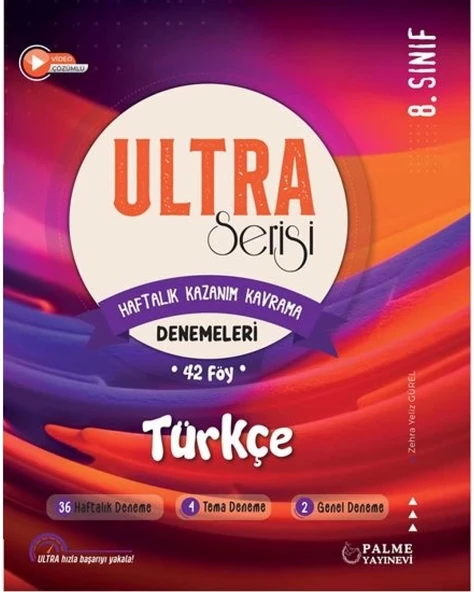 8.Sınıf Ultra Serisi Türkçe Denemeleri 42 Föy ürün görseli 1