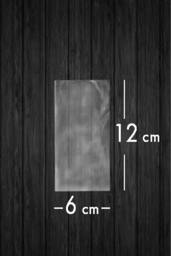 Parlak Bantsız Şeffaf Jelatin - Kurabiye Aksesuar Poşeti 6x12cm [250gram] ürün görseli 1