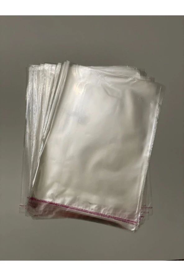 Şeffaf Yapışkanlı Poşet - Opp Kendinden Yapışkanlı Jelatin Parlak Poşet 30x45cm - 100 Adet ürün görseli 1