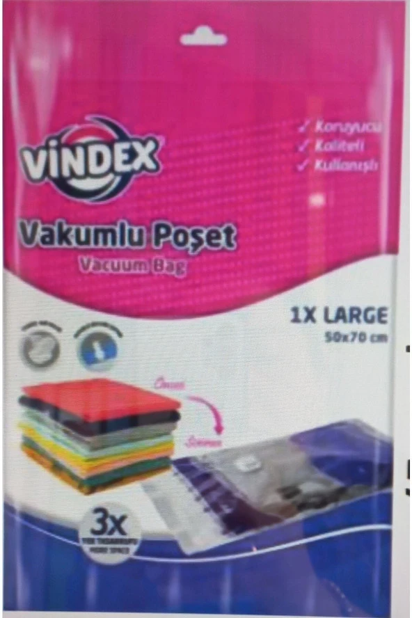 Vakumlu Poşet Large 50+70 Cm ürün görseli 1