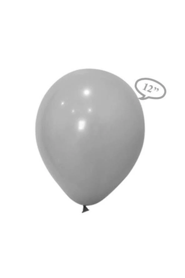 Gri Balon 10 Lu(12 Inç) ürün görseli 1