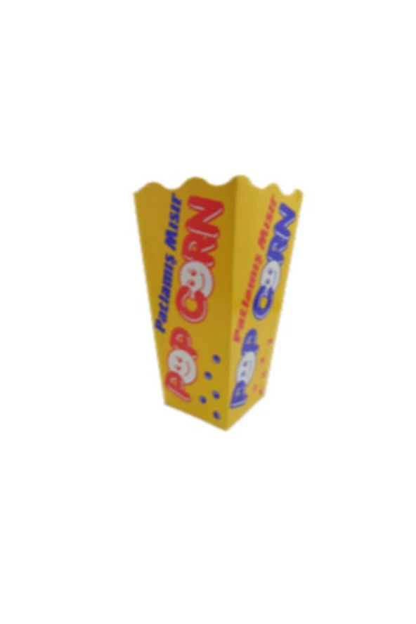 Karton Pop Corn Mısır Kutusu Popcorn 50 Adet ürün görseli 1