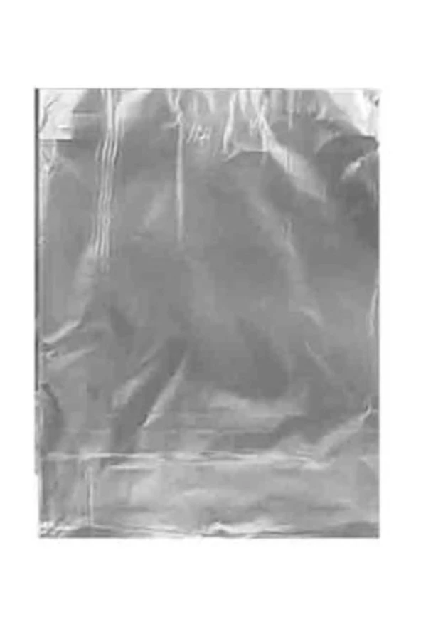 Lüks Metalize Hediye Paketi 20x25 Cm 50 Adet Gümüş Gümüş ürün görseli 1