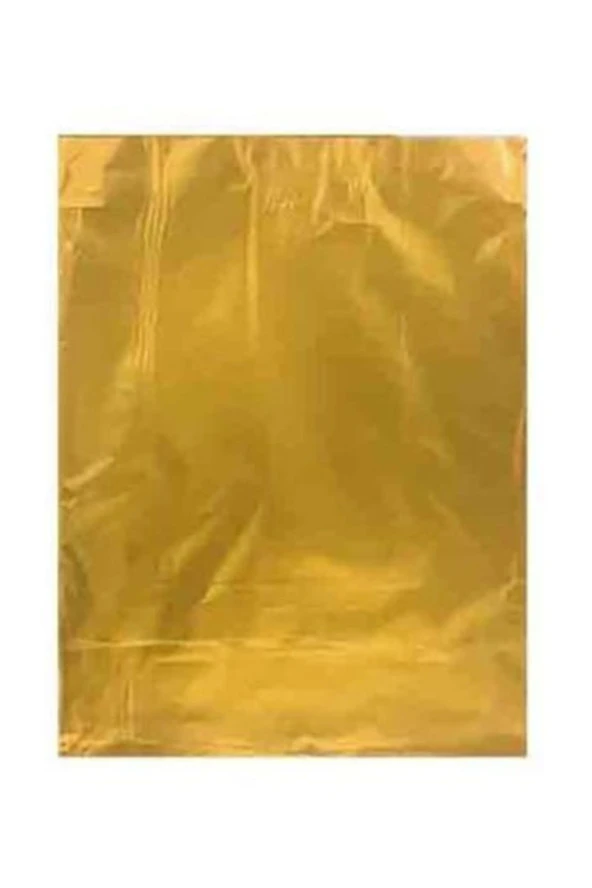 Lüks Metalize Hediye Paketi 30x45 -50 Adet Gold Gold ürün görseli 1