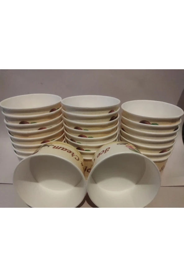 Karton Dondurma Kasesi100 Cc 1 Pk 25 Adet - Resim 2
