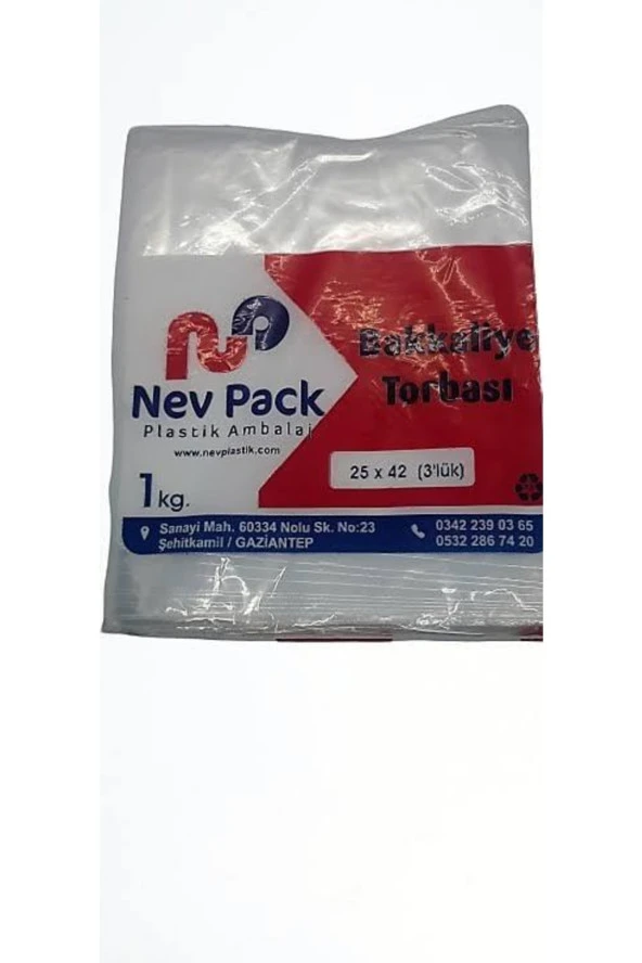 1 Kg Naylon Torba23*46 ürün görseli 1