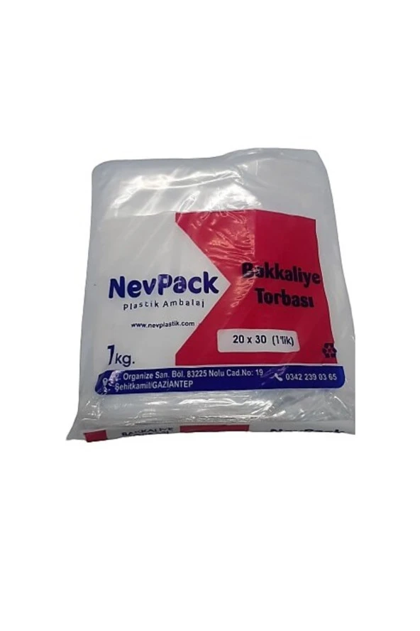 1 Kg Naylon Torba 20*30 ürün görseli 1